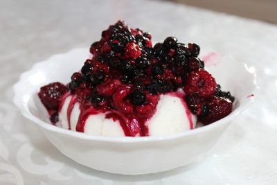 Beeren-Zitronensorbet Rezept