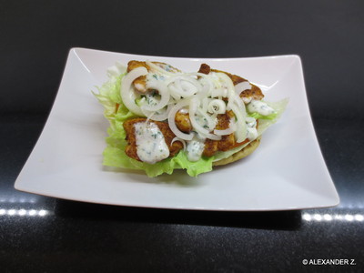 Naan-Brot Burger Rezept