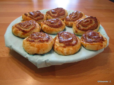 Nuss - Schnecken Rezept