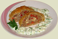 Fleisch-Paprika-Strudel Rezept