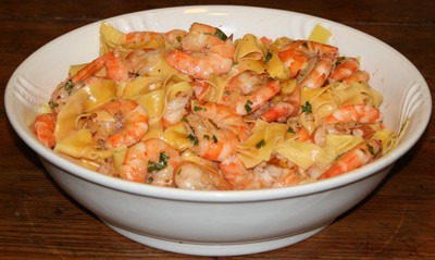 Fettuccine mit Scampi Rezept