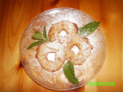 Apfelringe gebacken Rezept