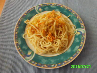 Spaghetti mit Gemüse Rezept