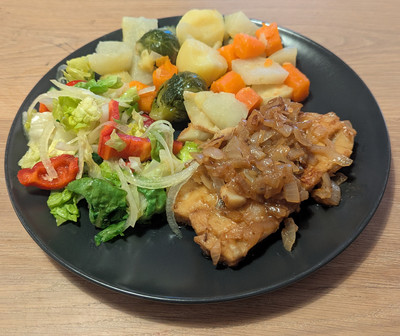 Rezept Polardorsch in Zwiebelsauce mit Gemüse Polardorsch in Zwiebelsauce mit Gemüse Rezept