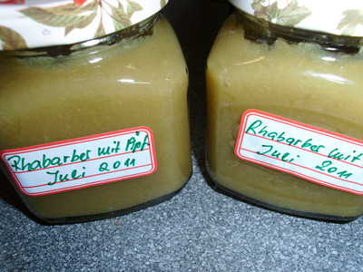 Rhabarber - Marmelade Rezept