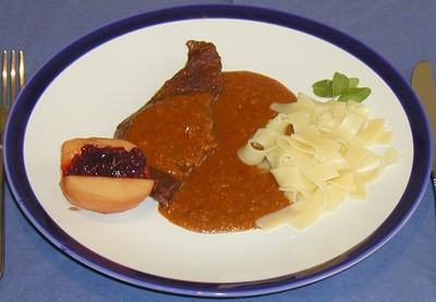 Rindsschnitzel in Rotwein Rezept