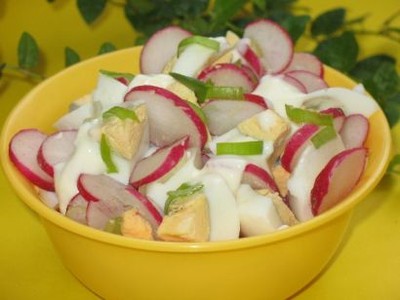 Eiersalat mit Radischen Rezept