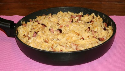 Schinkenfleckerln Rezept