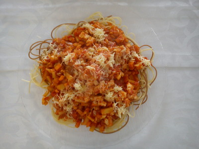 Spaghetti mit Halloumi-Sauce Rezept