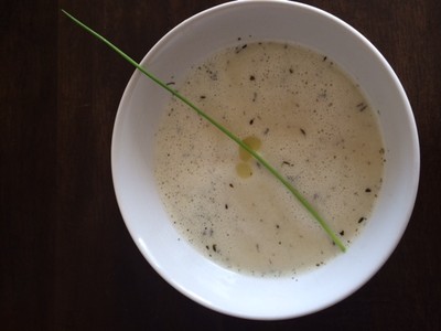 Topinambursuppe mit Trüffelöl Rezept