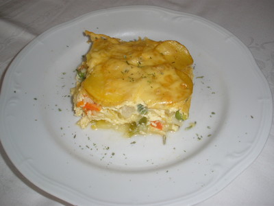 Erdäpfel - Gemüse - Lasagne Rezept