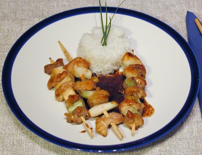 Yakitori (Japanische Hühnerspieße) Rezept