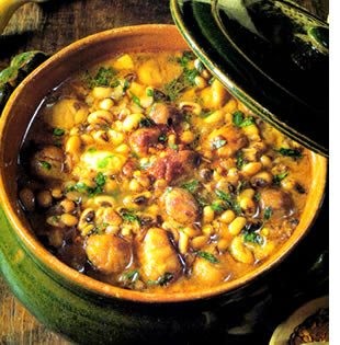 zuppa di castagne e fagioli Rezept