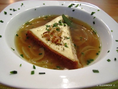 Zwiebelsuppe      Rezept