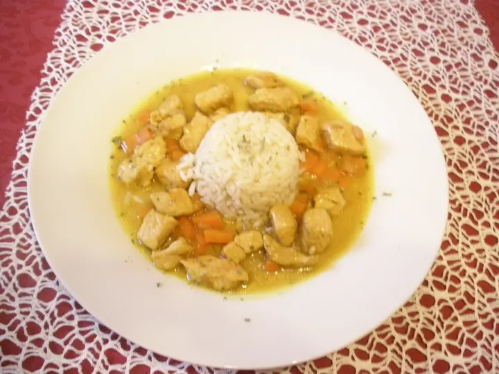 Schnelles  Putencurry