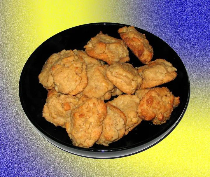 Erdnuss-Cashewkern-Kekse