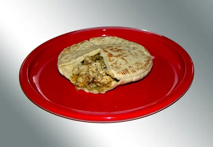 Pita mit Gyrosfüllung