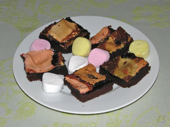Brownies mit Marshmallows