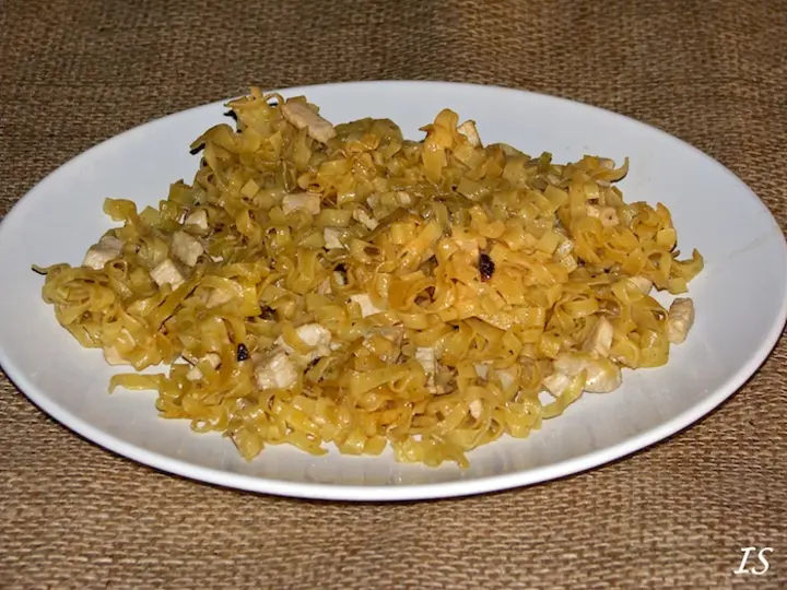 Woknudeln mit Hühnerfilet