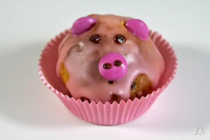 Schweinchen-Muffins