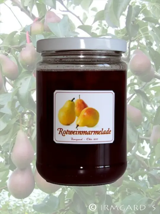 Birnen-Rotwein-Marmelade