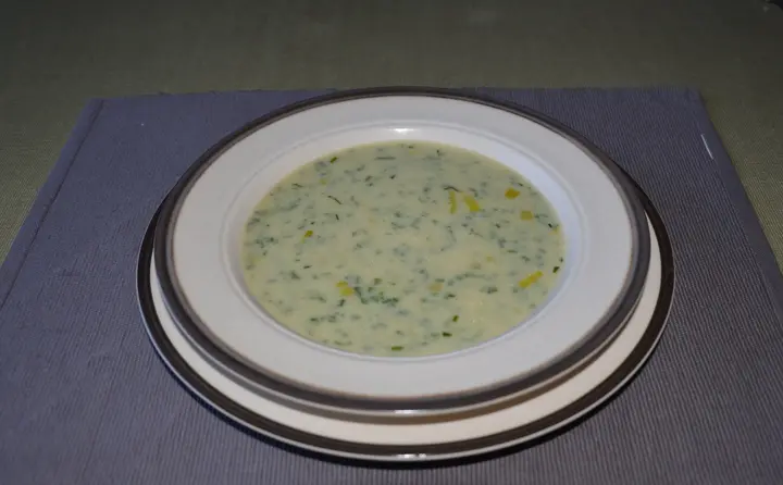 Schnittlauch-Cremesuppe