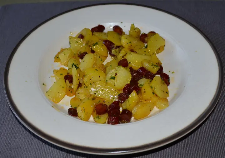Kartoffelröster mit Wurst - Restlküche