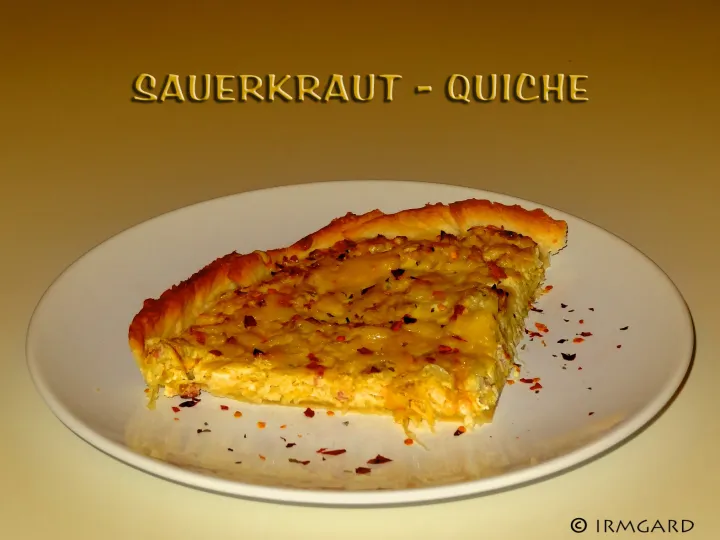 Sauerkraut-Quiche