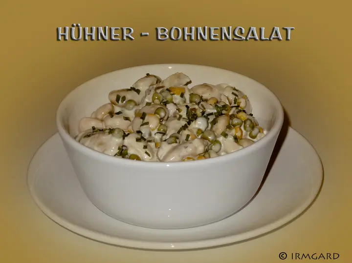 Hühner-Bohnensalat