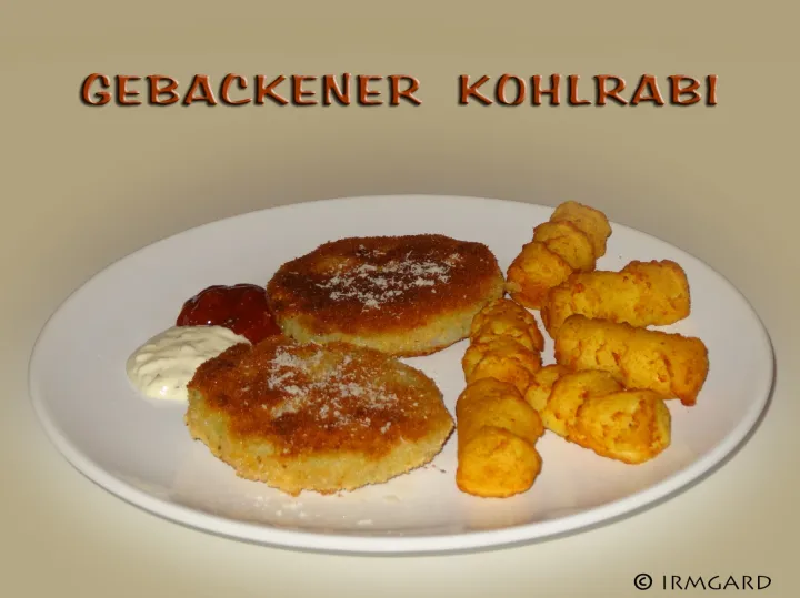 Gebackener Kohlrabi