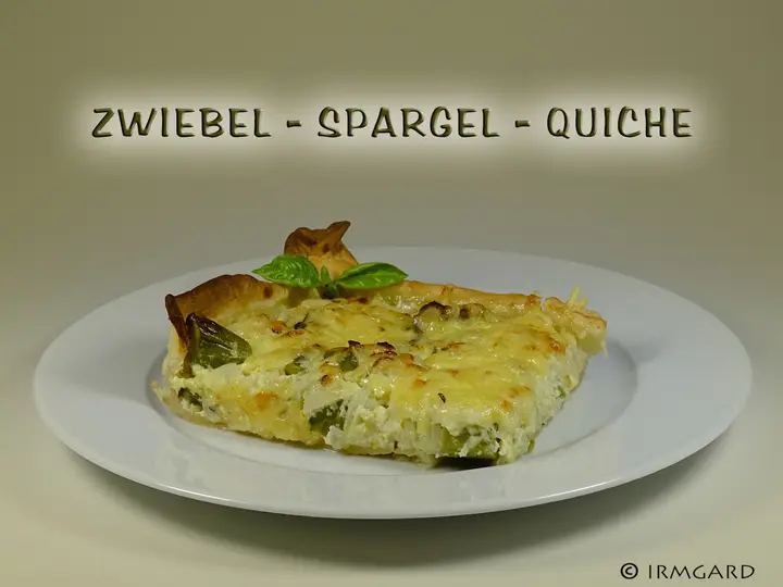 Zwiebel-Spargel-Quiche