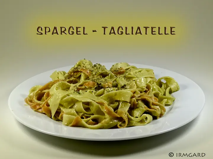 Spargel-Tagliatelle