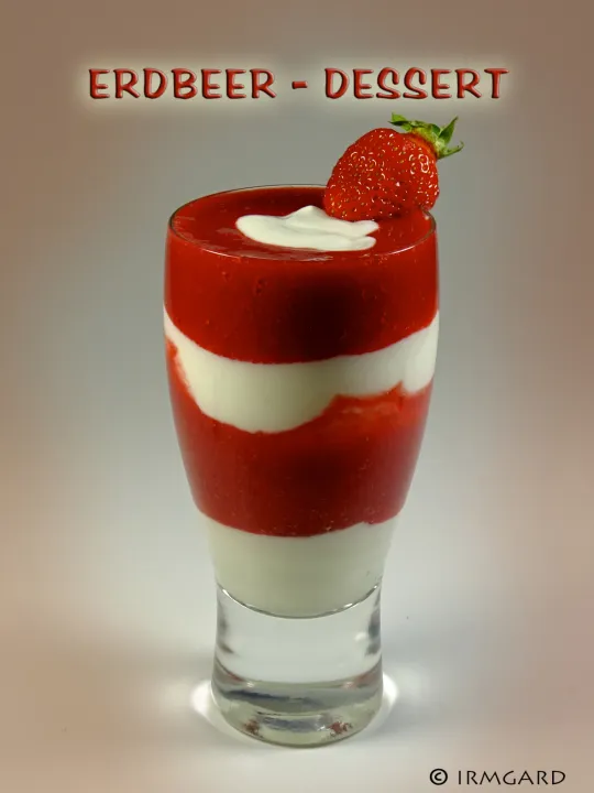 Erdbeerdessert