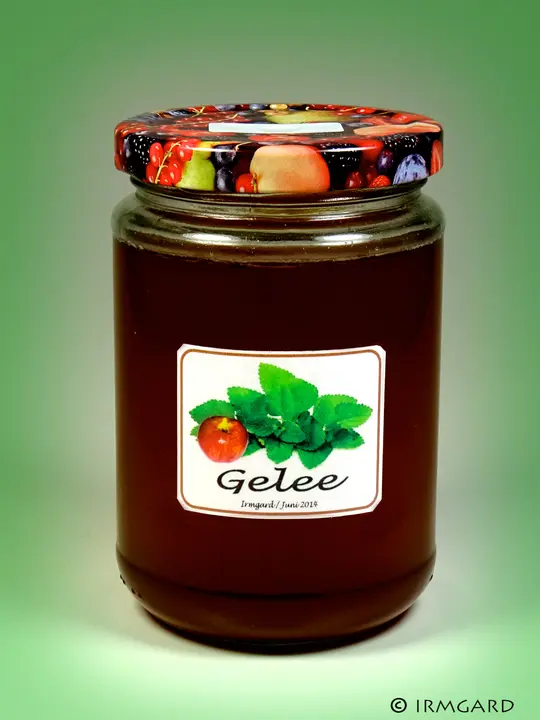 Apfel-Zitronenmelisse-Gelee