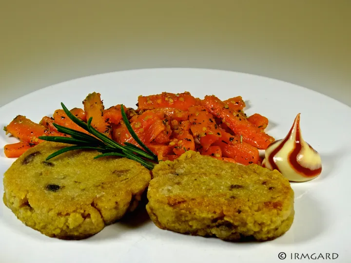 Polentalaibchen mit Karotten