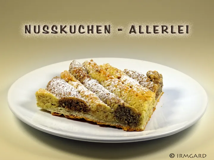 Nusskuchen-Allerlei