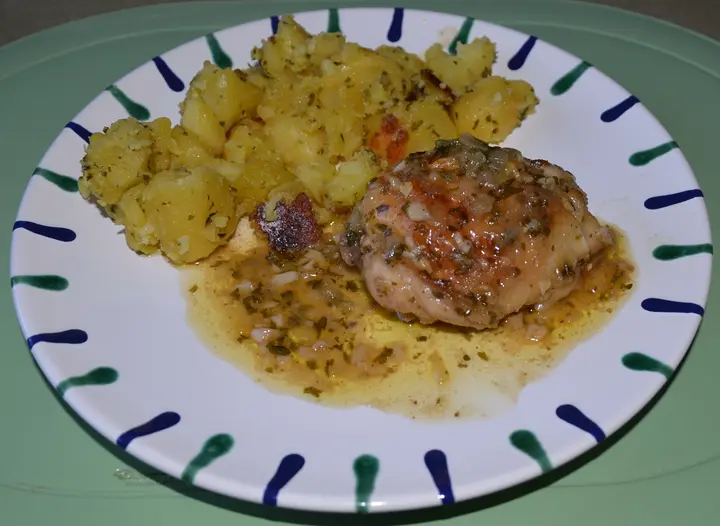 Pikantes Hühnerfleisch