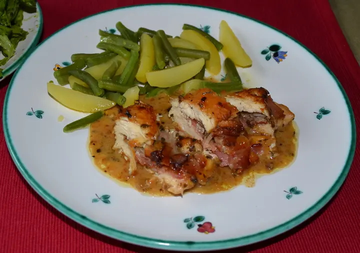 gefülltes Hühnerfilet