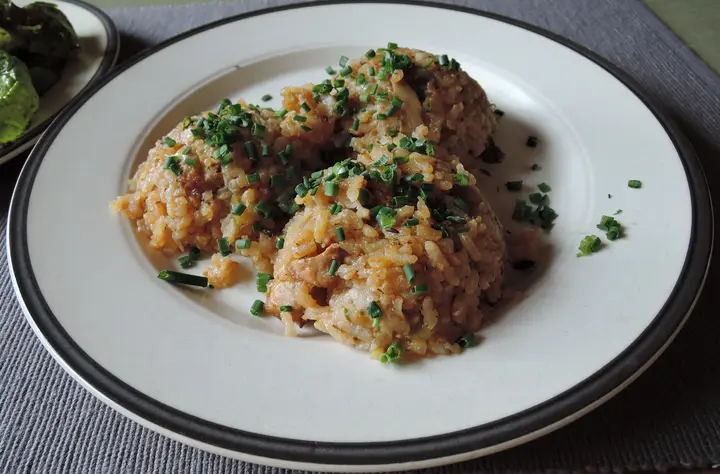 Pannonisches Reisfleisch