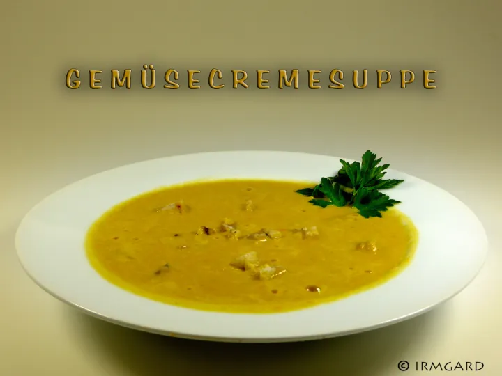 Gemüsecremesuppe