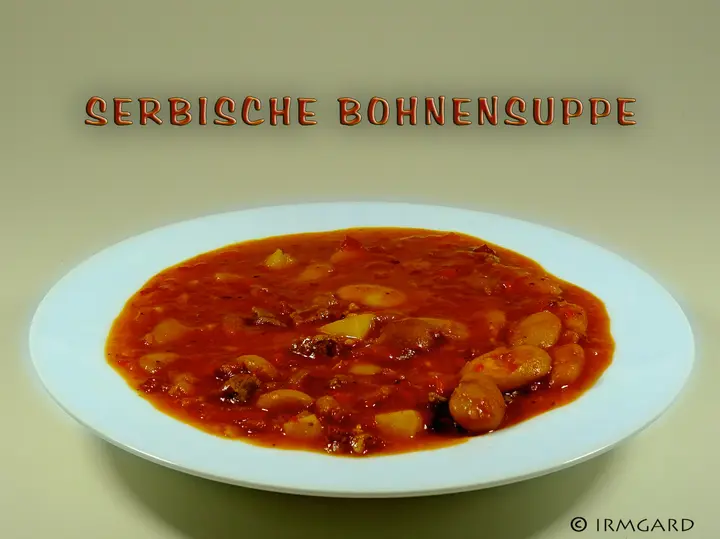Serbische Bohnensuppe