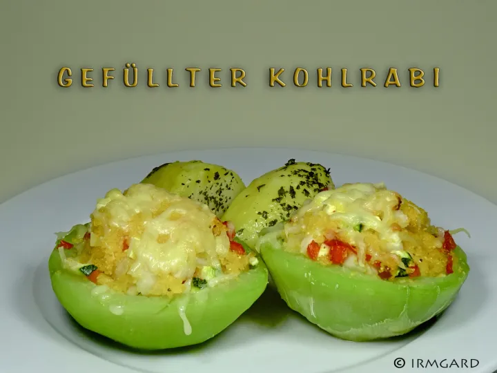 Gefüllter Kohlrabi