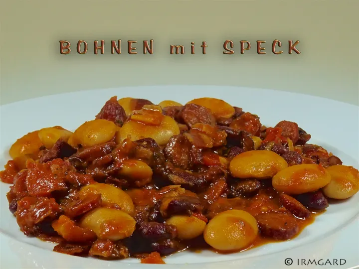 Bohnen mit Speck