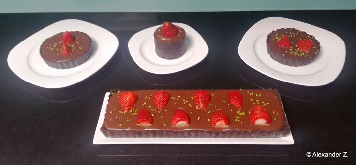 Erdbeer-Schokoladen Tarte