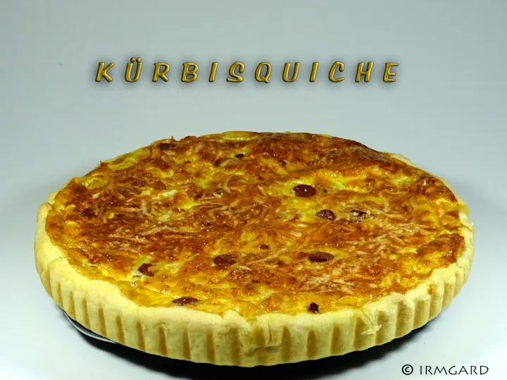 Kürbisquiche