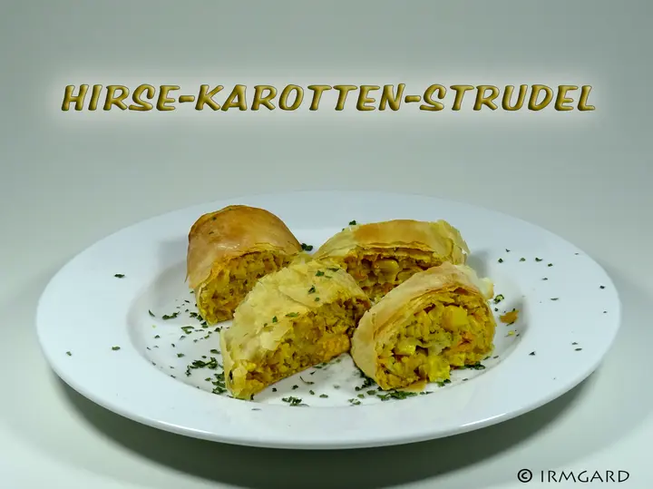 Hirse-Karotten-Strudel