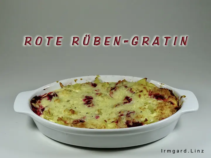 Rote Rüben Gratin