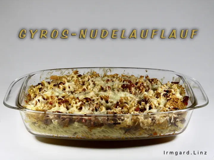Gyros-Nudelauflauf