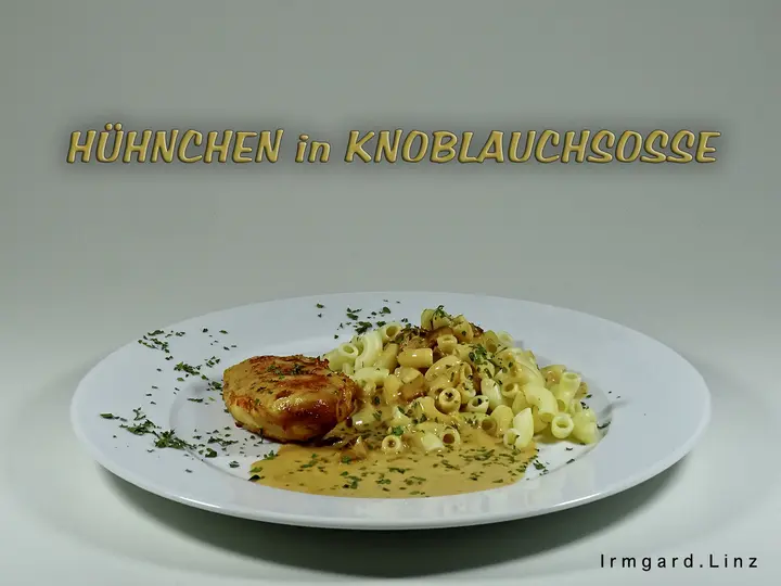 Hühnchen in Knoblauchsosse
