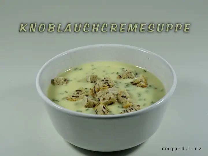 Knoblauchcremesuppe